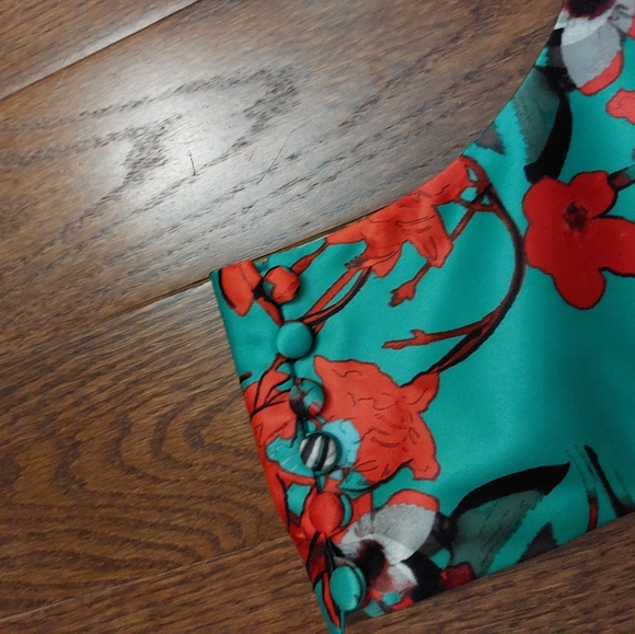 Jessica Simpson green faux wrap dress - Picture 6 of 6